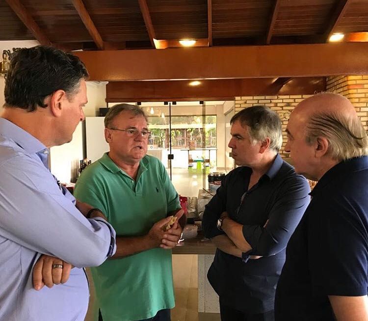 Fávaro se reúne com Flávio Rocha, empresário de movimento político liberal