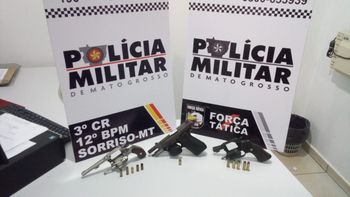 Criminosos trocam tiros com a Força Tática na MT-242 e três são mortos 