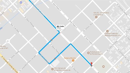 Trânsito fica complicado na área central