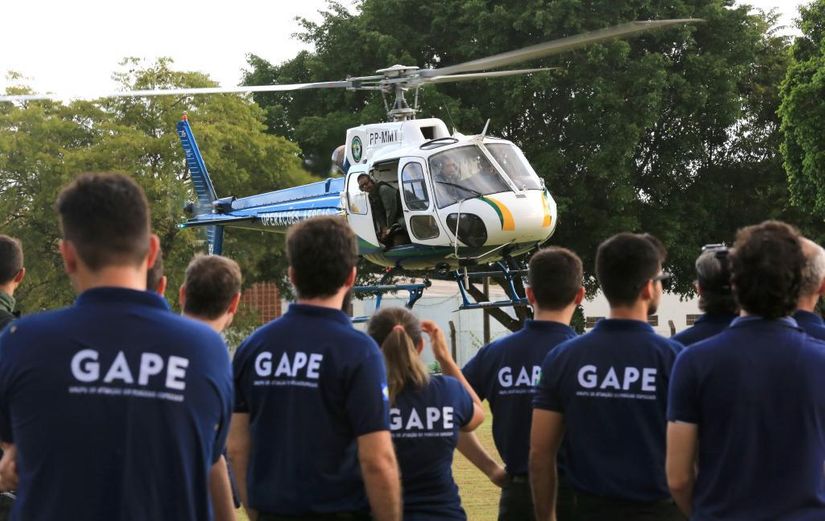 GAPE recebe instruções do Ciopaer durante treinamento