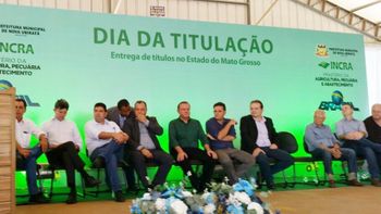 Regularização fundiária começa em MT e líderes enaltecem esforço da bancada