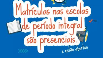 Seduc orienta pais e alunos sobre matrículas em 14 unidades de tempo integral