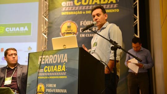 Leitão defende a chegada dos trilhos da ferrovia até Cuiabá