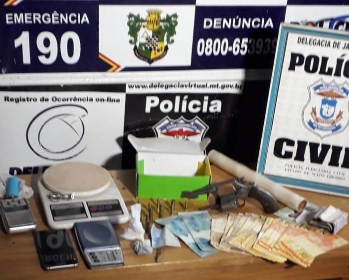 Traficantes são alvos em operação das polícias Civil e Militar em Jaciara