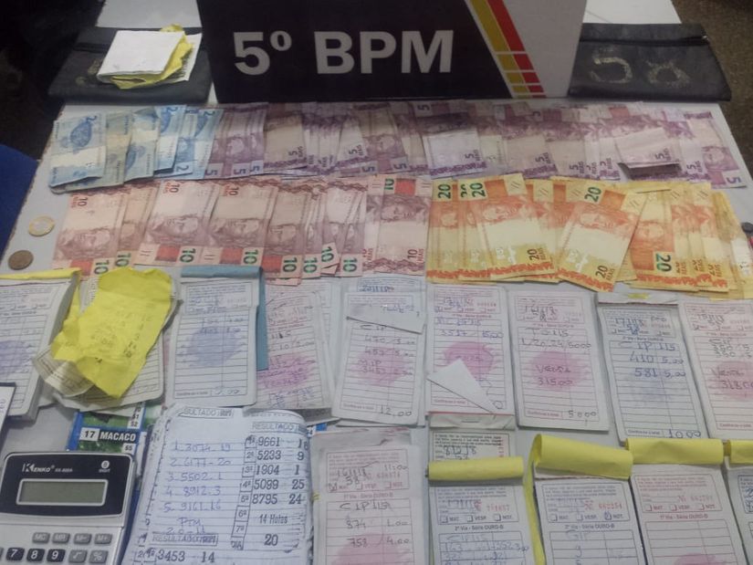 Senhor é preso pela PM por envolvimento com jogo do bicho em Rondonópolis
