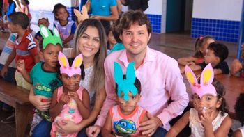 Prefeitura distribui 680 ovos de páscoa e leva alegria a crianças e idosos 