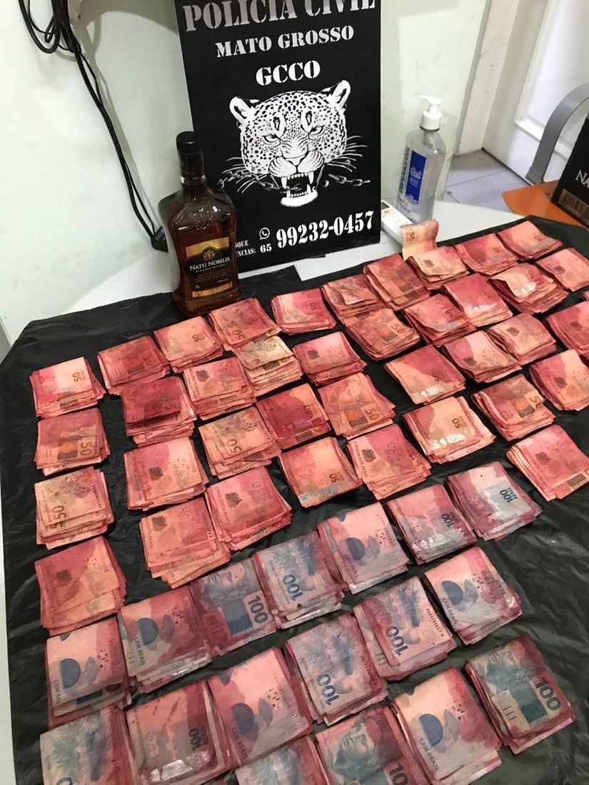 Polícia Civil apreende mais de R$ 102 mil em cédulas manchadas de furto a bancos