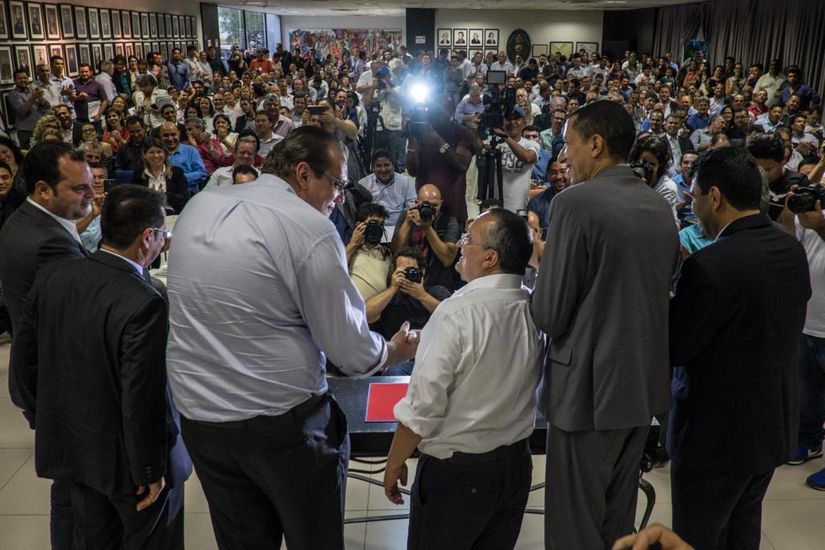 Pedro Taques destaca sucesso de reunião com prefeitos e vices