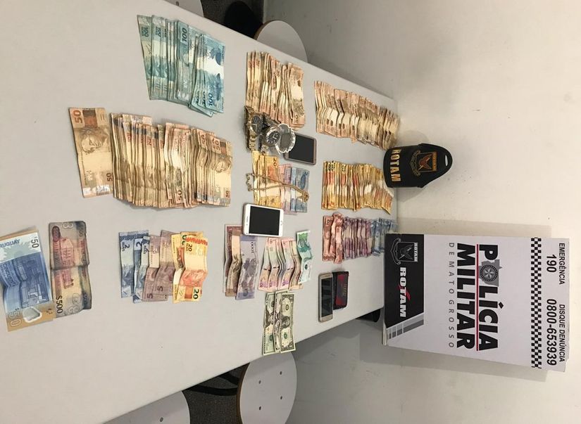 Rotam prende colombianos por agiotagem no Centro de Cuiabá 