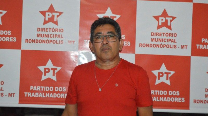 Juvenal Paiva é eleito novo presidente do PT Rondonópolis