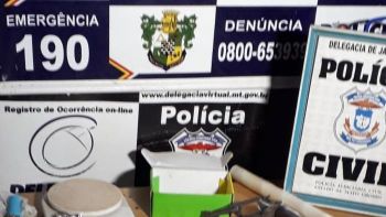 Traficantes são alvos em operação das polícias Civil e Militar em Jaciara