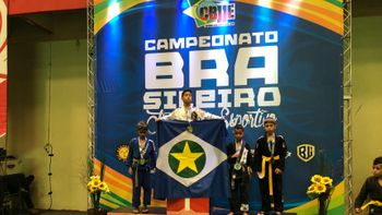 Atletas de MT faturam 156 medalhas em brasileiro de jiu-jistu esportivo