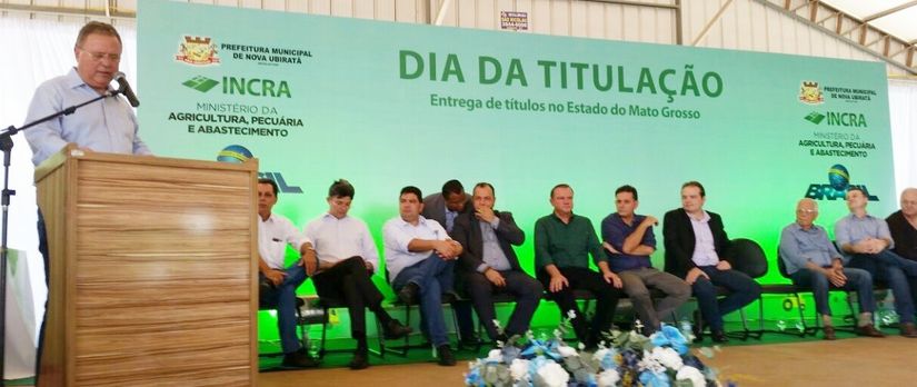 Regularização fundiária começa em MT e líderes enaltecem esforço da bancada