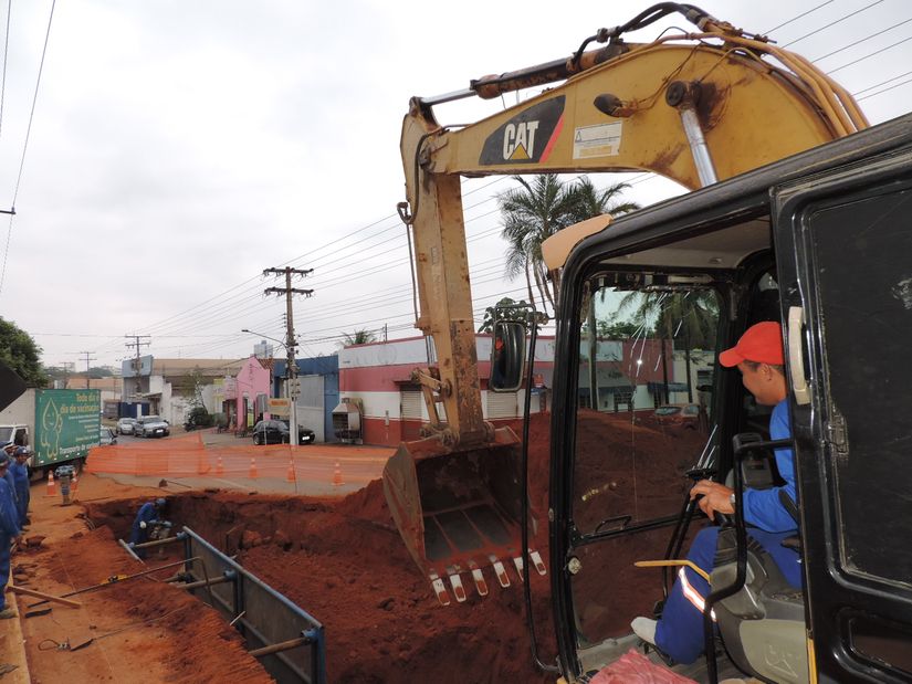 Obra da Fernando Corrêa deu suporte para rede de esgoto atender mais de 15 bairros