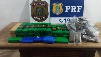 Duas menores são apreendidas com 30kg de drogas em ação conjunta na BR-163