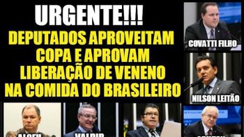 Deputados federais de MT são alvos de protestos por voto em favor do agrotóxico