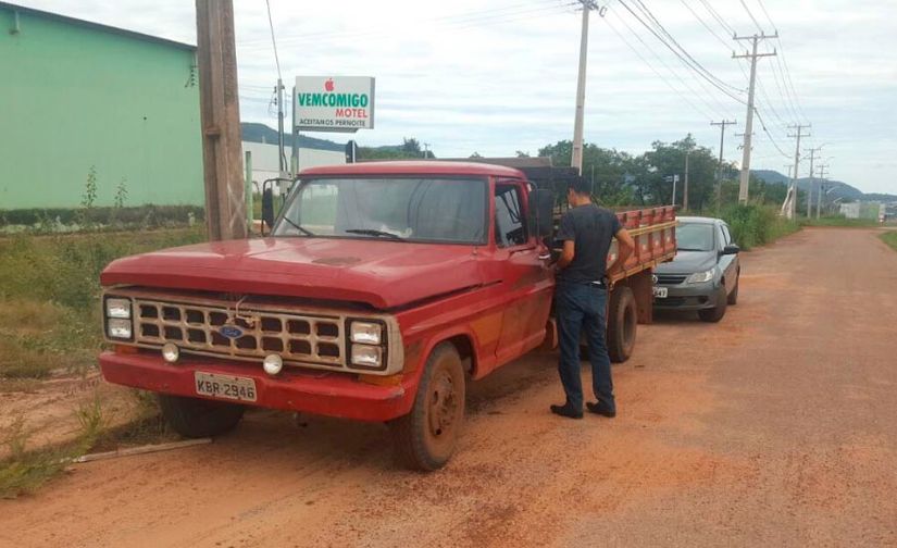 Ação em conjunto de forças de segurança em Barra do Garças recuperam veículo