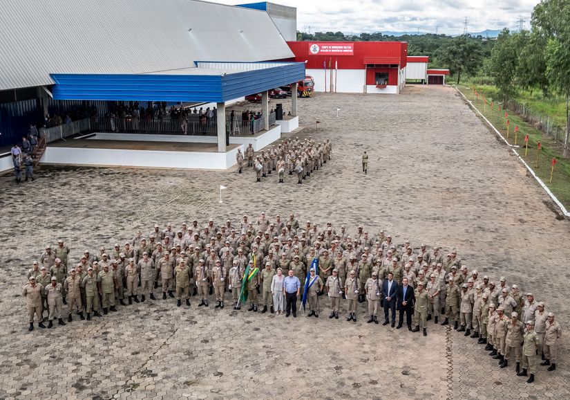 Governo inaugura Centro de Logística e Batalhão de Emergências Ambientais