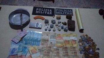 Casal e menor são detidos pela PM por tráfico de drogas