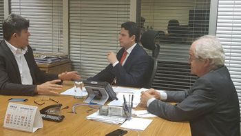 Medeiros busca ministro das Cidades para tratar de saneamento básico em Rondonópolis