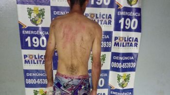 Vítima flagra bandido dentro de seu veículo, aciona a PM e criminoso é preso 