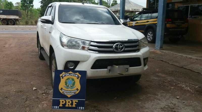 Caminhonetes roubadas em Rondonópolis são recuperadas pela PRF