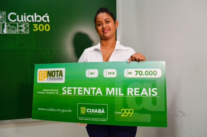 Nota Cuiabana Premiada tem edição especial dos 300 Anos de Cuiabá