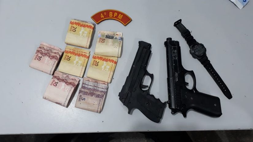Menores são apreendidos ao serem flagrados pela PM roubando posto em VG
