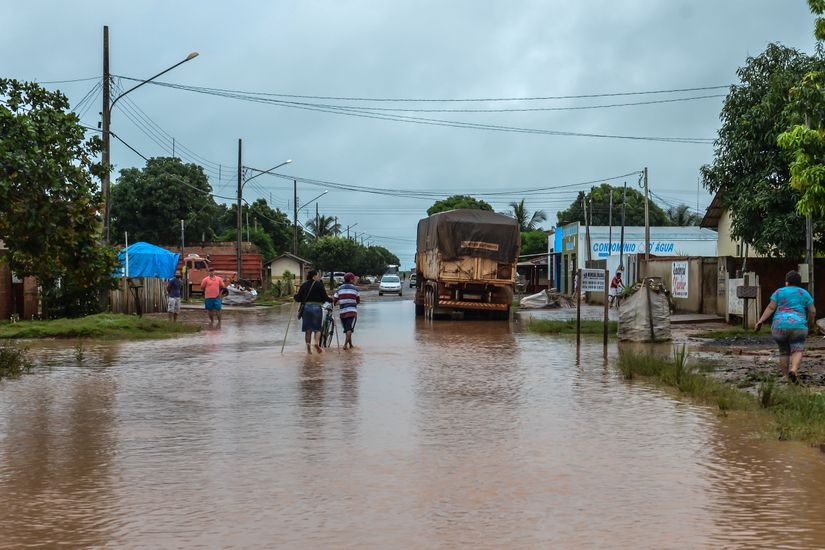 Chuvas continuam em Mato Grosso até o próximo dia 21
