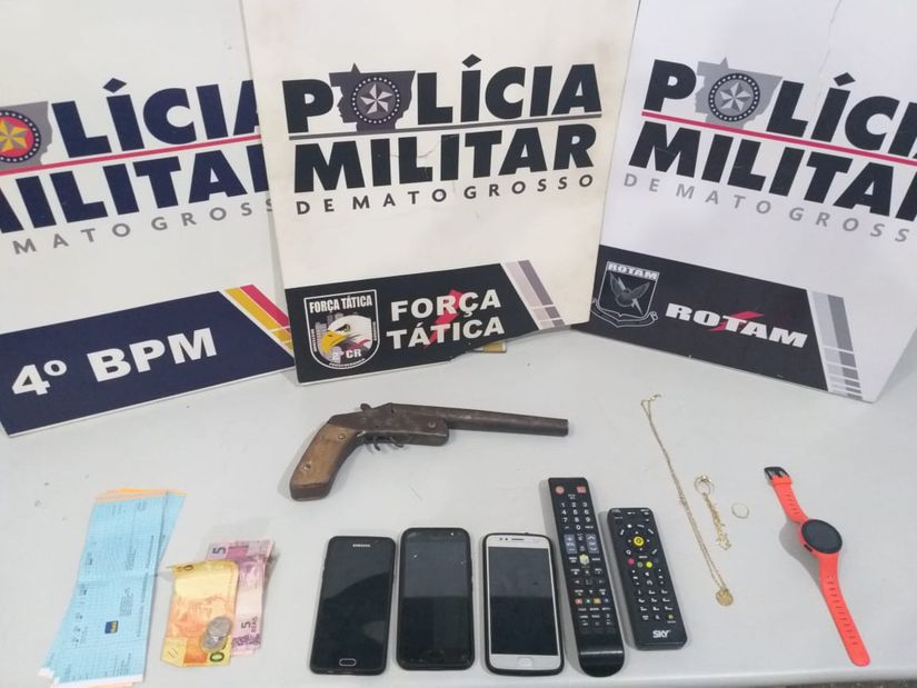 Roubo a residência termina com um bandido morto e outro preso pela Força Tática