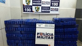 PM prende açougueiro com 264 quilos de maconha em MT