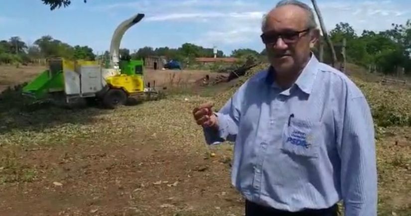 Vereador se revolta por máquinas estarem paradas por falta de combustível