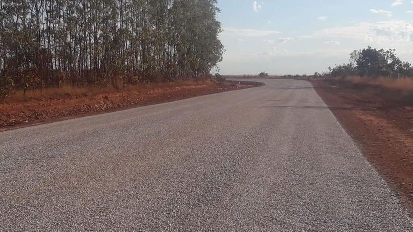 Pavimentação da rodovia MT-020 entra na fase final e impulsiona economia