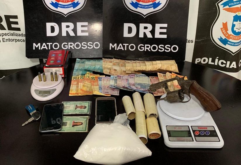 Trio que atuava com o tráfico de drogas é preso pela Polícia Civil