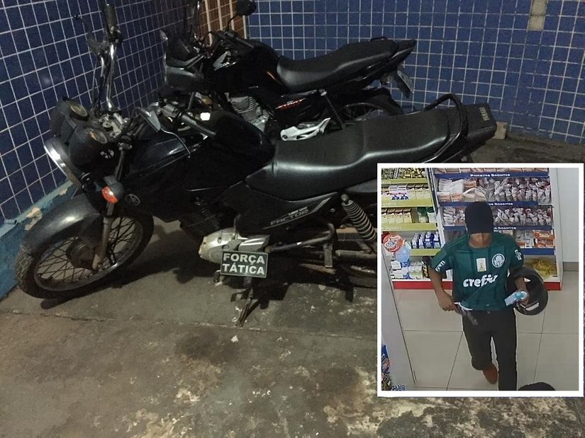 Força Tática prende suspeito de ação criminosa em farmácia no centro 