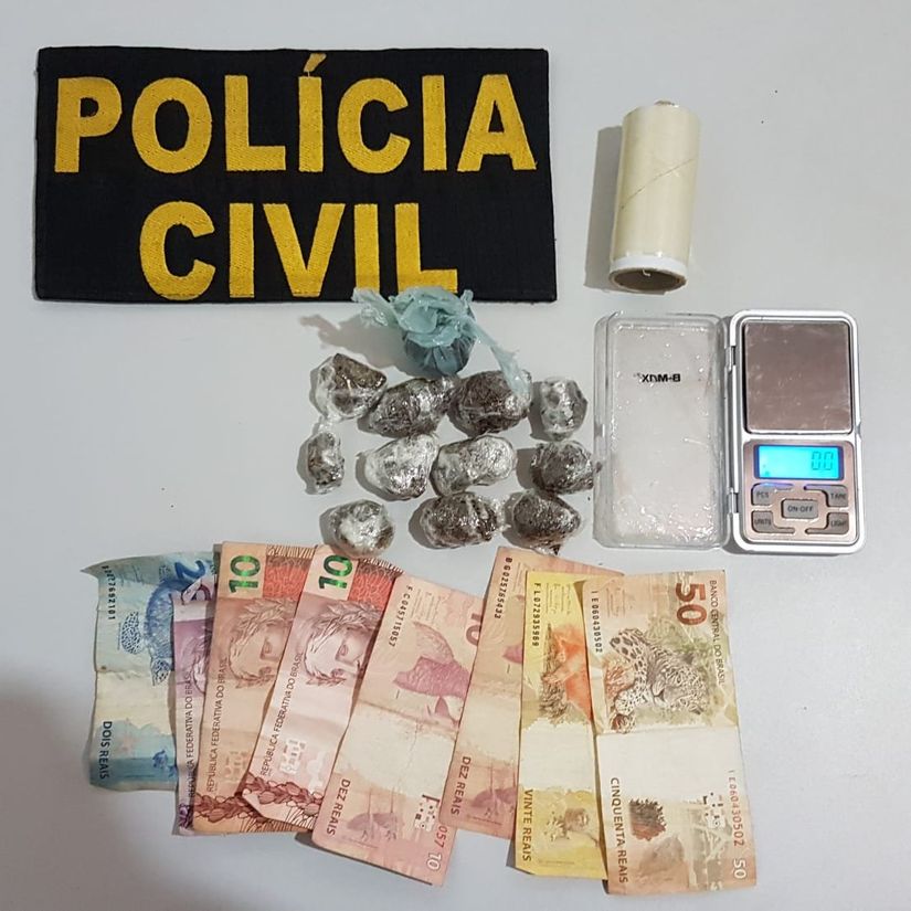 Integrante de facção criminosa é preso por tráfico de drogas
