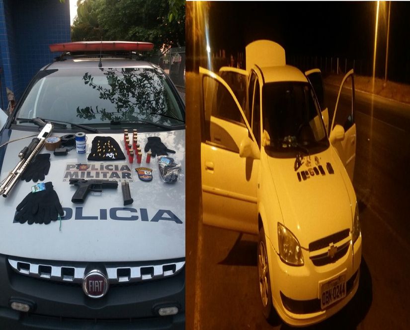 Batalhão de Trânsito apreende explosivos, armas, drogas e prende três em rodovia