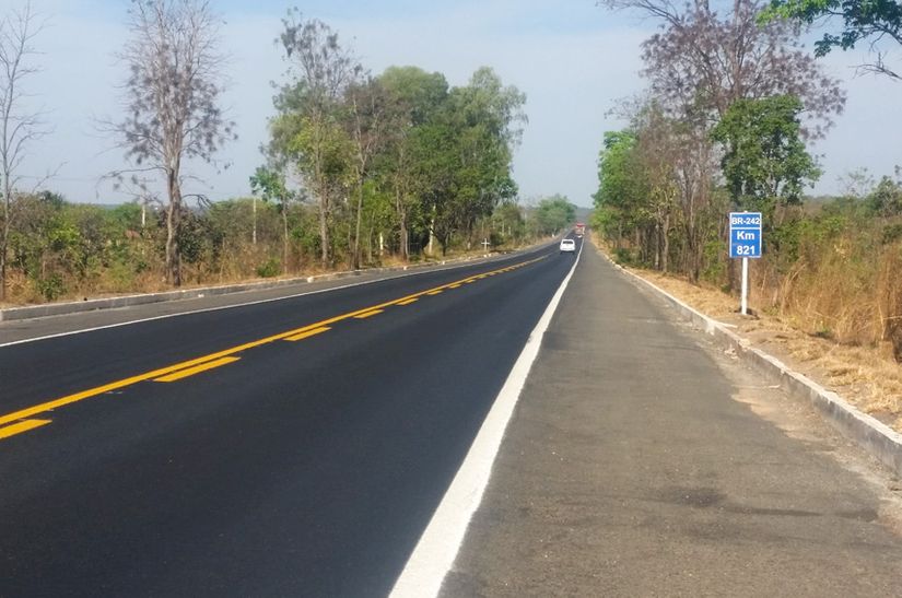 Sema poderá fazer licenciamento da BR-242 