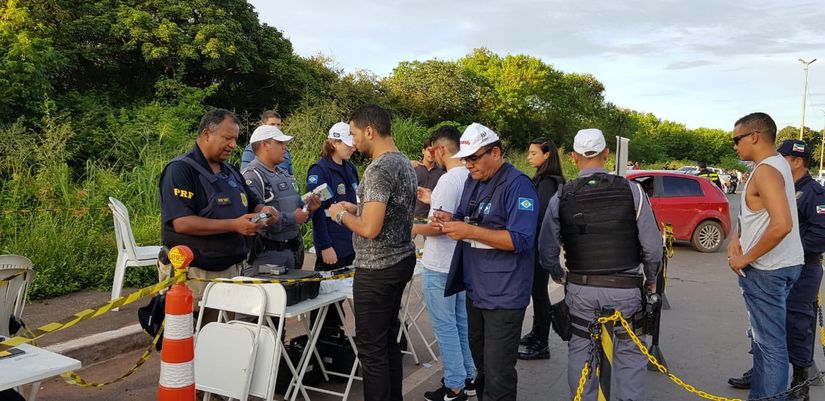 PRF prende nove motoristas durante operação Lei Seca 