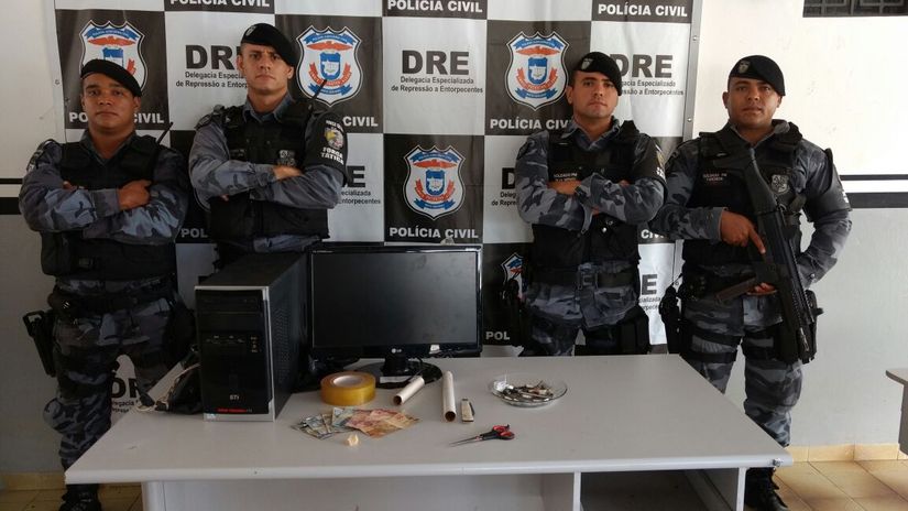 Polícias Civil e Militar desarticulam bocas de fumo em Várzea Grande 