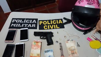 Casal é preso após roubo em sorveteria de Poxoréu
