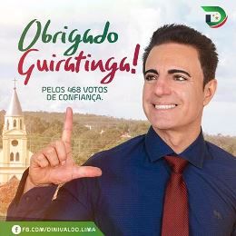 Dinivaldo Lima foi eleito como o Vereador 