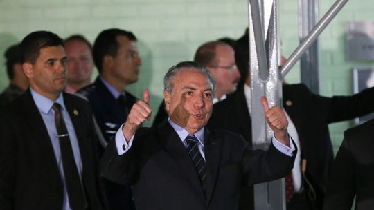 Temer diz que crescimento do PIB representa esperança para o país