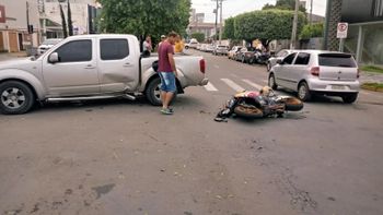 Acidente entre moto e caminhonete mata um em Sinop