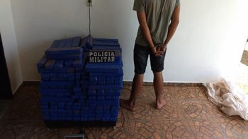 PM apreende 264 kg de maconha na MT 100