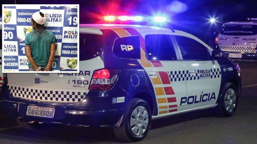 Usuário de drogas é flagrado com faca ao invadir casa e ameaçar mãe de morte 