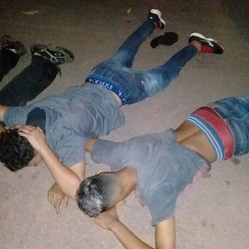 PM intercepta quadrilha de roubo a banco prende homem e apreende 4 adolescentes 