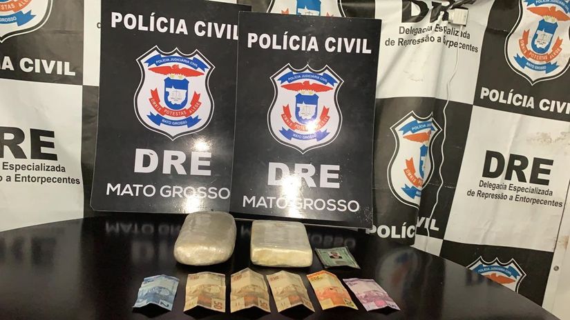 Mulher grávida é presa transportando cloridrato de cocaína de MT para o Maranhão