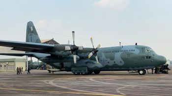 Força Aérea emprega aeronaves C-130 Hércules no combate aos incêndios