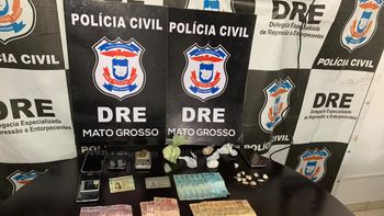 Casal é preso por tráfico de drogas em Várzea Grande